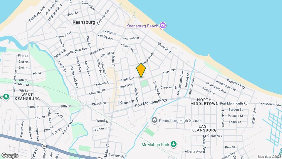 73 Park Ave Map and Location Details