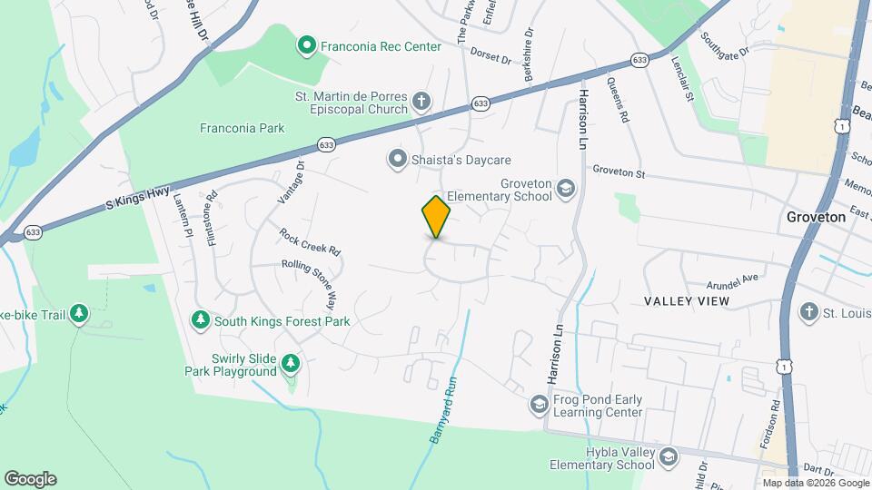 6901 Stoneybrooke Ln Map and Location Details