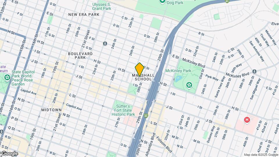 2724 H St Map and Location Details