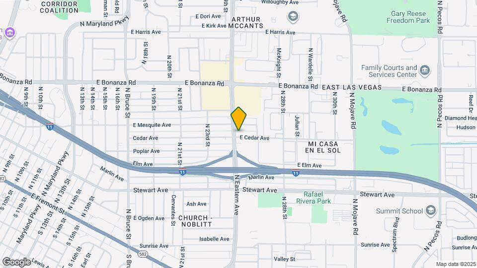 2505 Cedar Ave Mapa y Detalles de la Ubicación