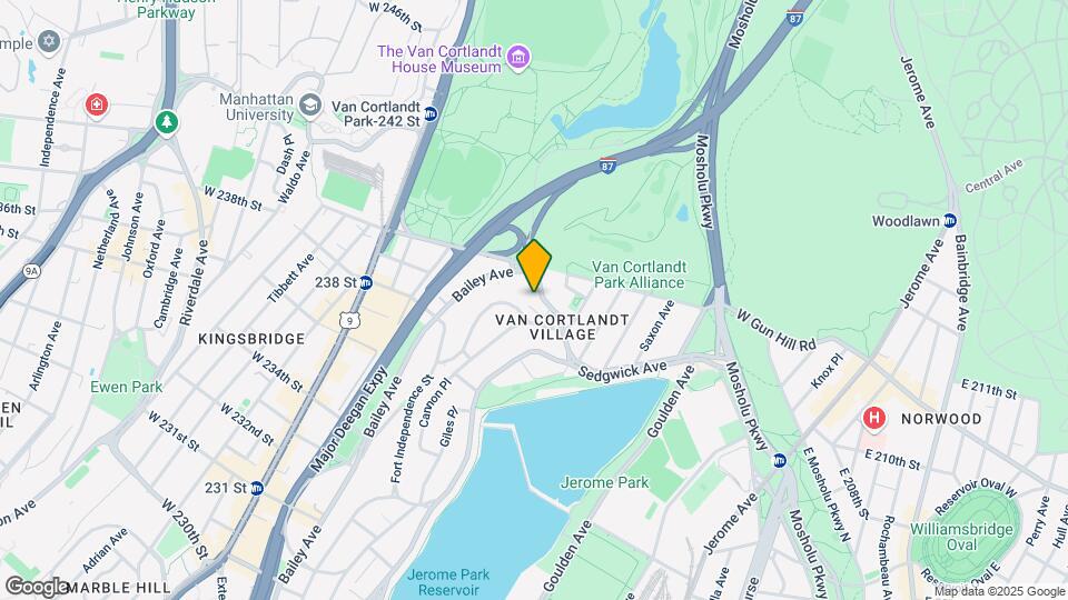 124 Van Cortlandt Ave W Map and Location Details