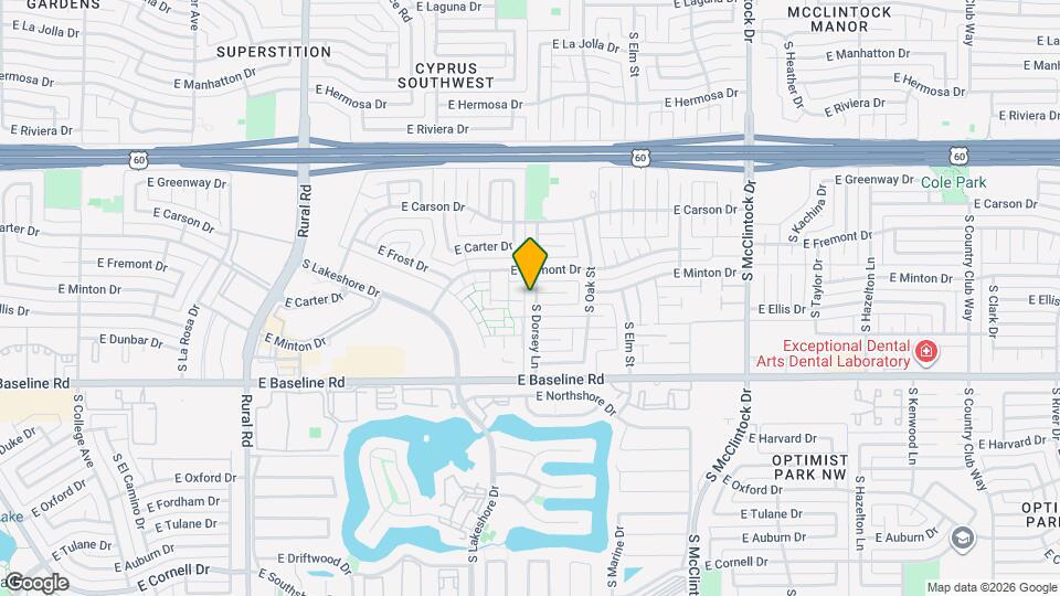 4806 S Dorsey Ln Map and Location Details