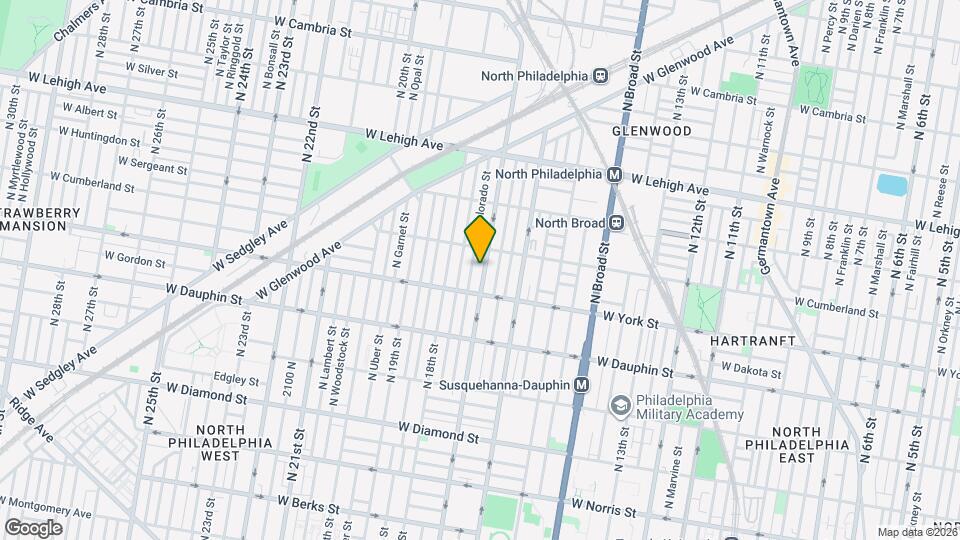 2432 N 17th St Map and Location Details