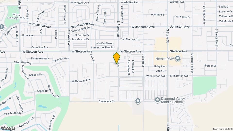1227 S Palm Ave Map and Location Details