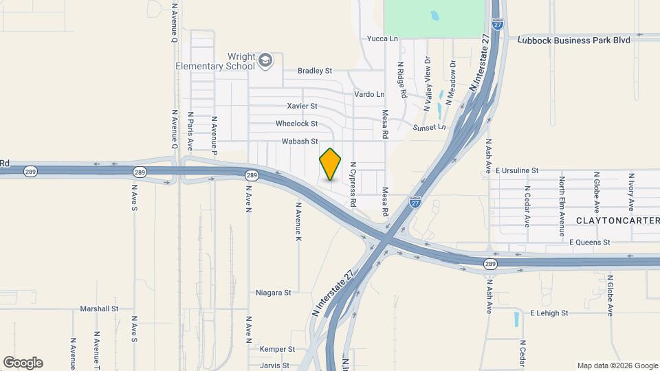 2101 N Texas Ave Map and Location Details