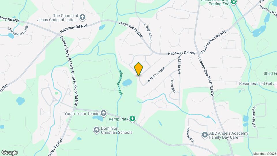 4249 W Mill Trail NW Map and Location Details