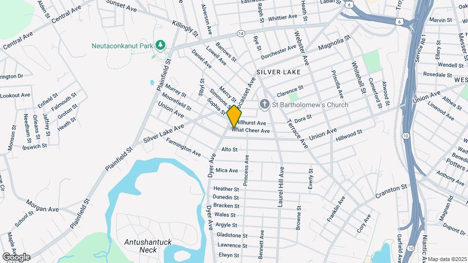 17 What Cheer Ave Map and Location Details