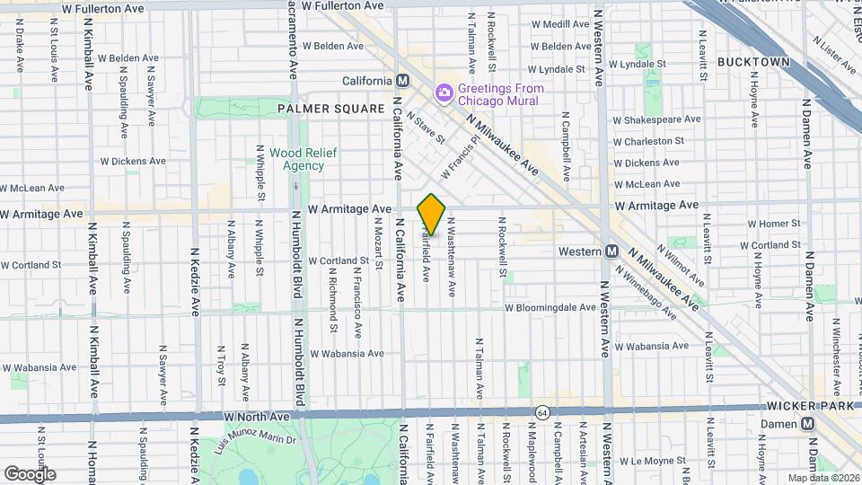 1919 N Fairfield Ave, Unit J03P Mapa y Detalles de la Ubicación
