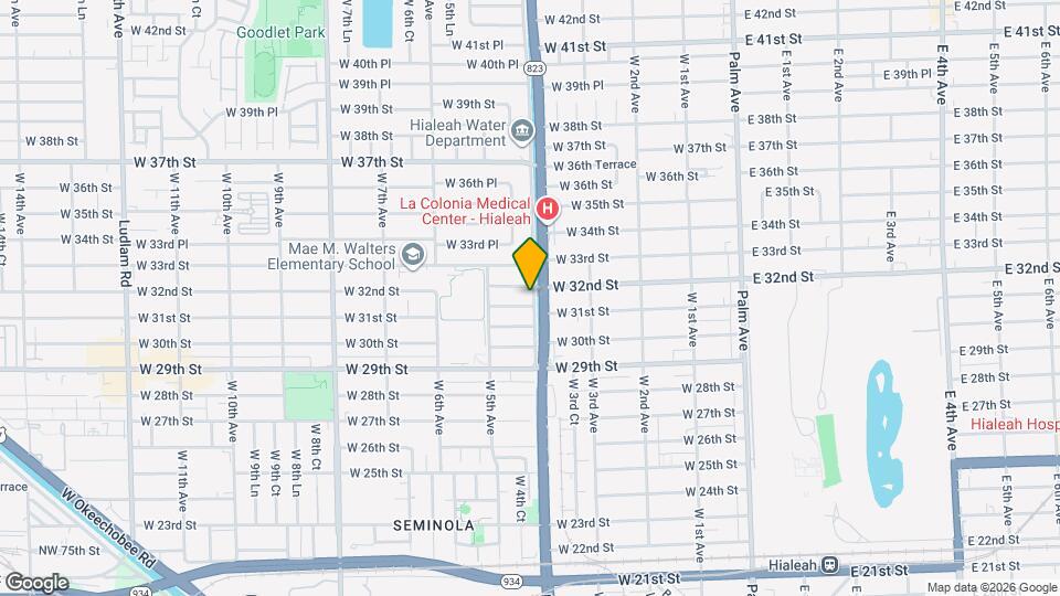 411 W 31st Pl Map and Location Details