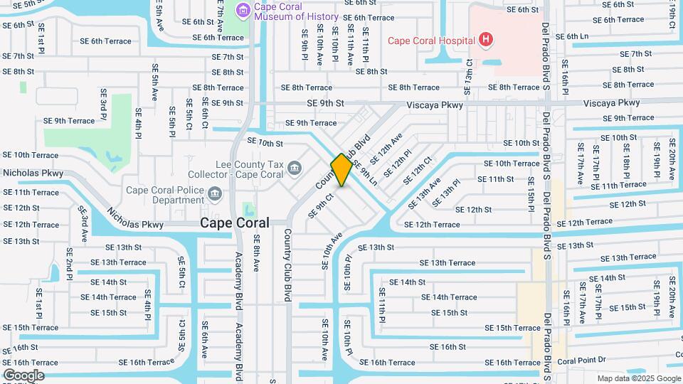 1019 SE 11th St Map and Location Details