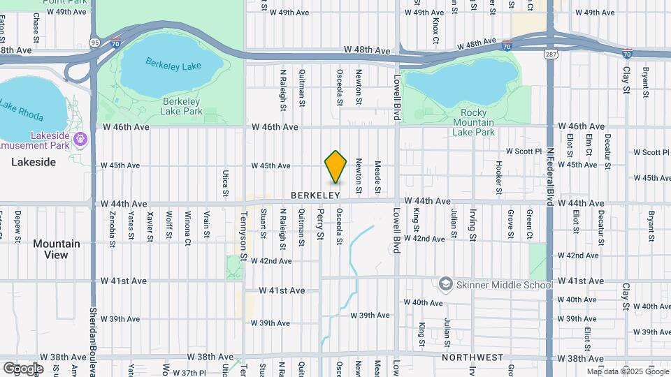 4431 Osceola St Map and Location Details