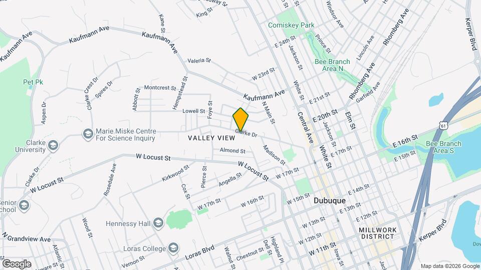 420 Clarke Dr Map and Location Details