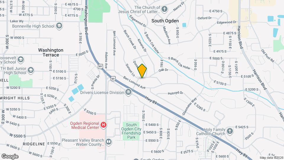 689 Sunset Ln Map and Location Details