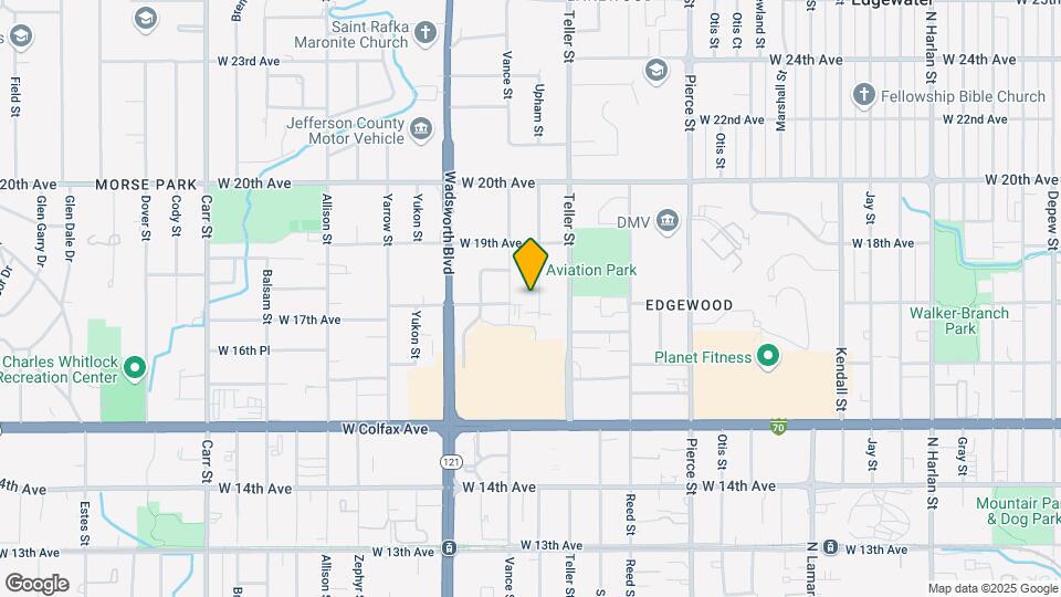 1735 Upham St, Unit A Map and Location Details