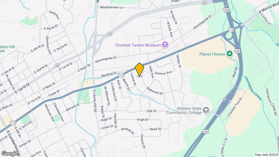 326 Redwood St Map and Location Details