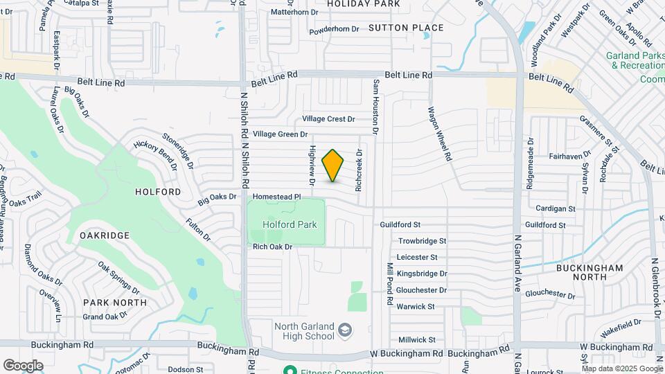 2130 Richwood Dr Mapa y Detalles de la Ubicación
