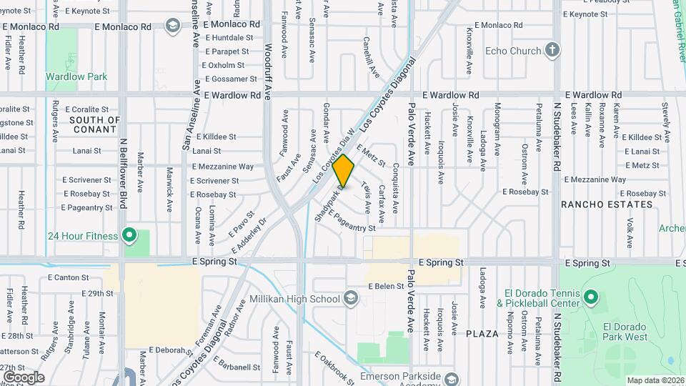 3138 Shadypark Dr Map and Location Details