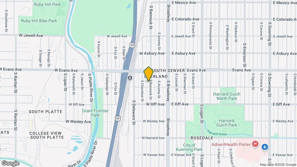 2177 S Bannock St Map and Location Details