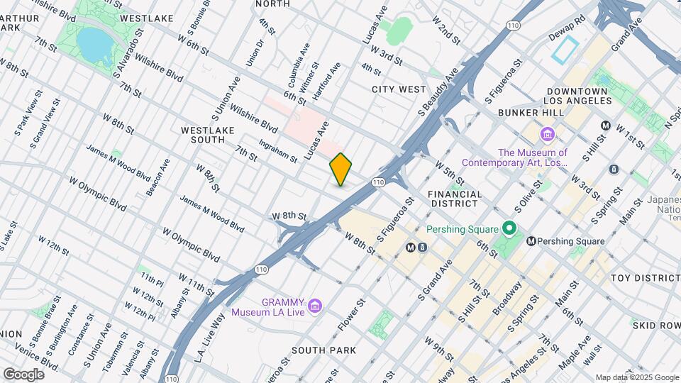 1055 W 7th St Mapa y Detalles de la Ubicación