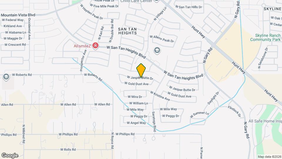 2725 W Jasper Butte Dr Map and Location Details