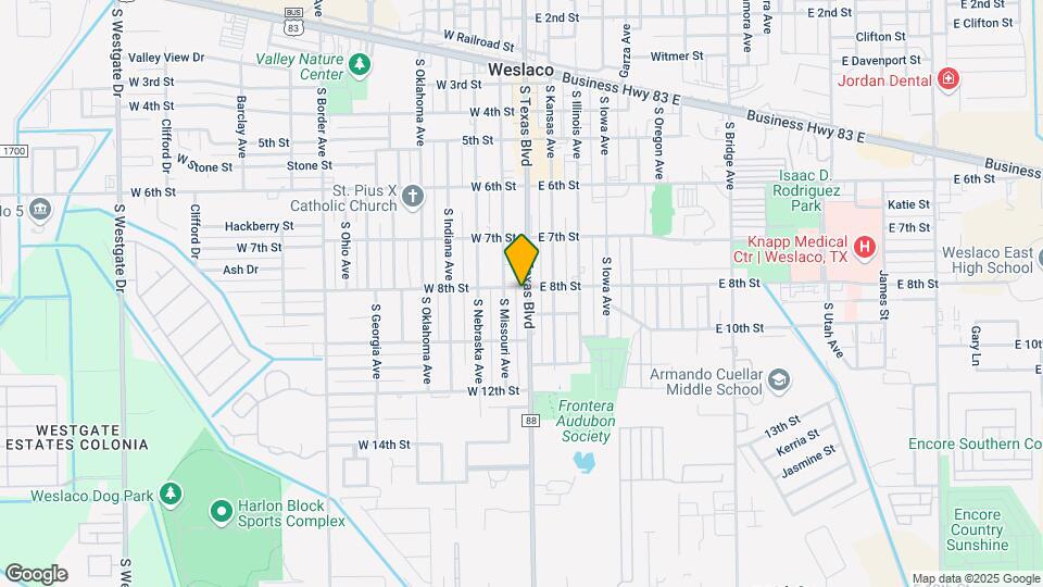 800 S Texas Blvd Mapa y Detalles de la Ubicación