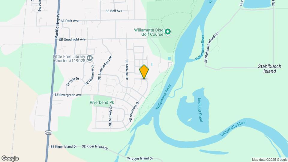 3258 SE Shoreline Dr Map and Location Details