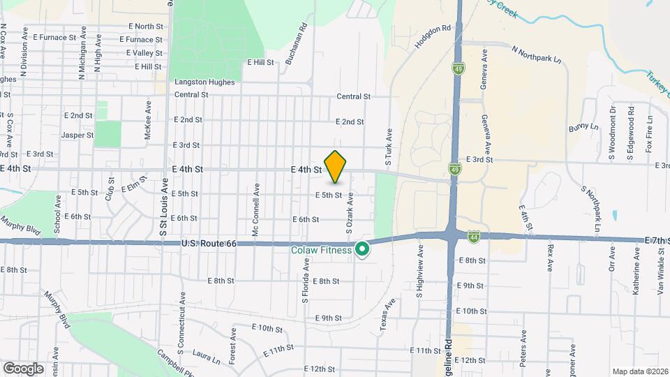 2633 E 5th St Map and Location Details