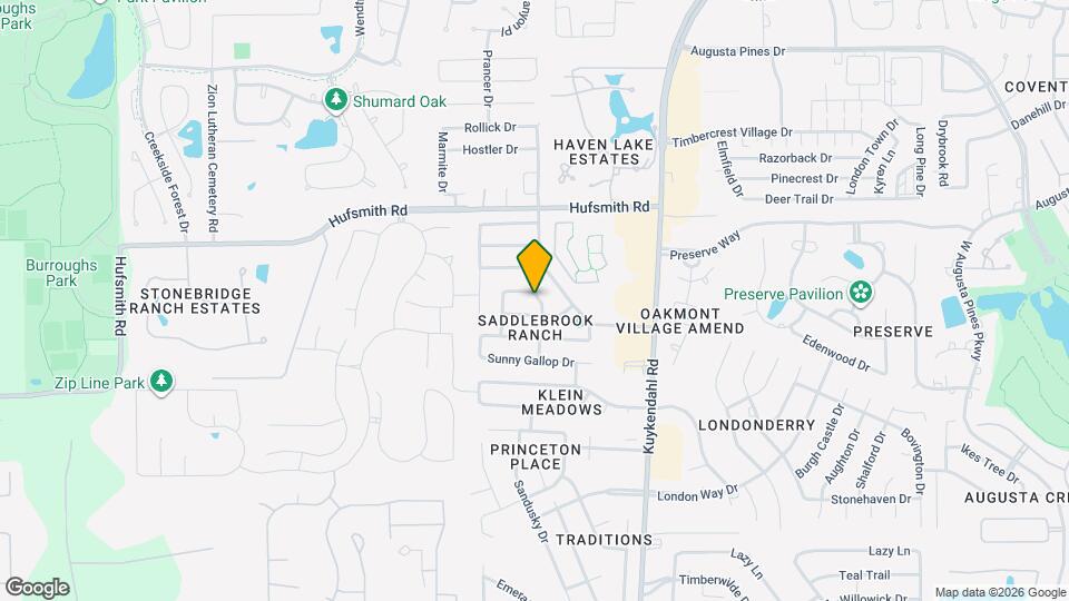 25322 Saddlebrook Ranch Dr Map and Location Details