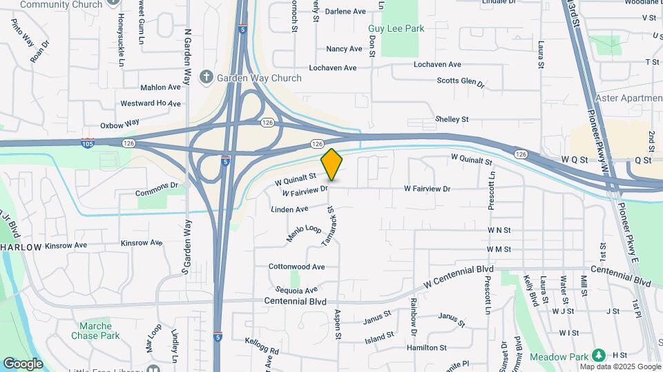 1298 W Fairview Dr Map and Location Details