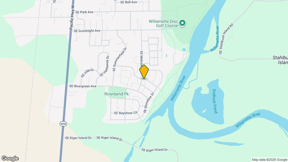 3335 SE Midvale Dr Mapa y Detalles de la Ubicación