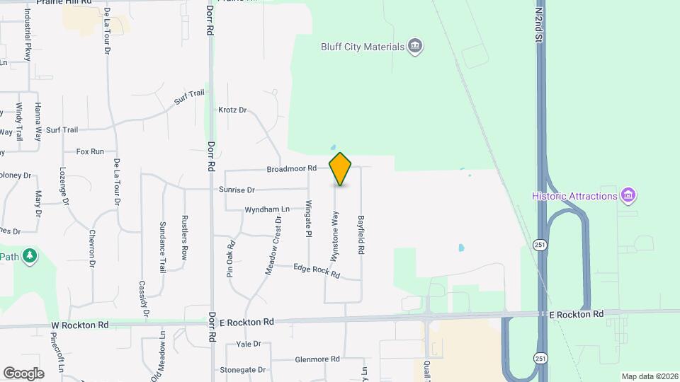 809 Wynstone Way Map and Location Details