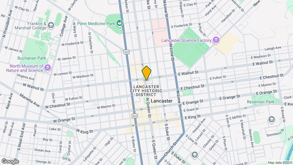 241 N Queen St Map and Location Details