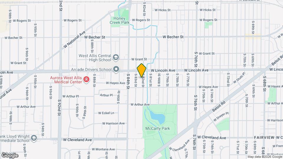 2343 S 82nd St, Unit 2 Map and Location Details
