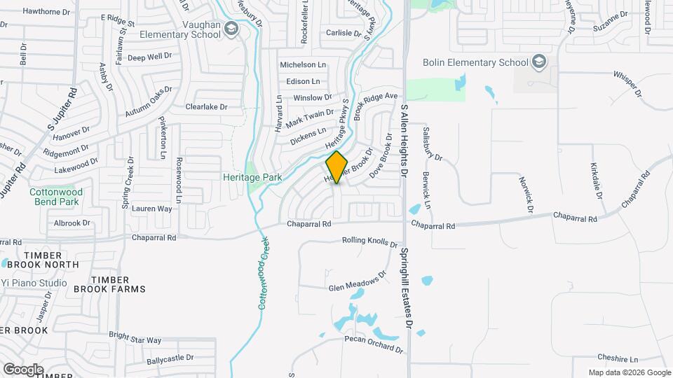 1409 Clear Creek Dr Map and Location Details
