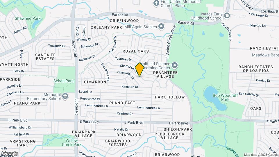 3004 Charter Oak Dr Map and Location Details