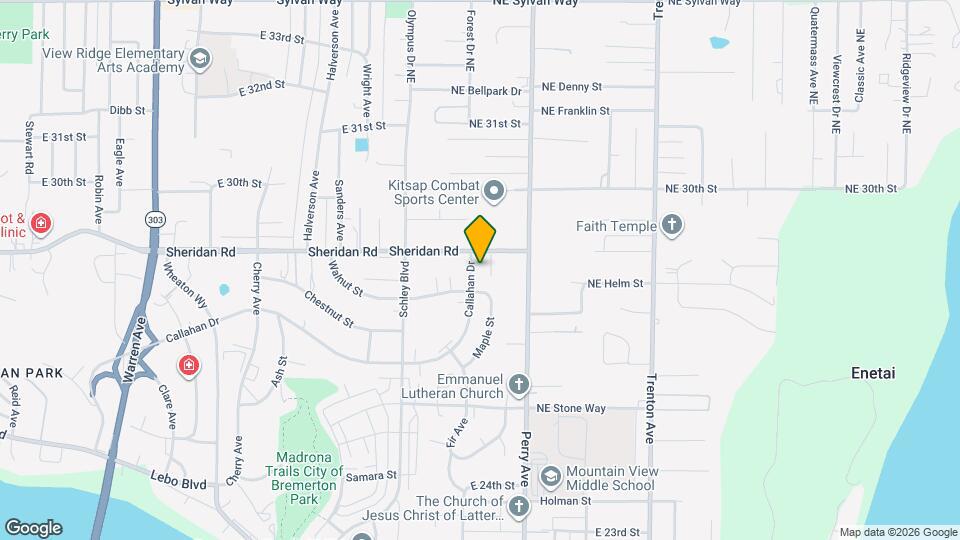2814 Callahan Dr Map and Location Details