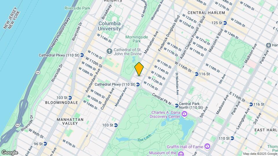 305 W 111th St Map and Location Details