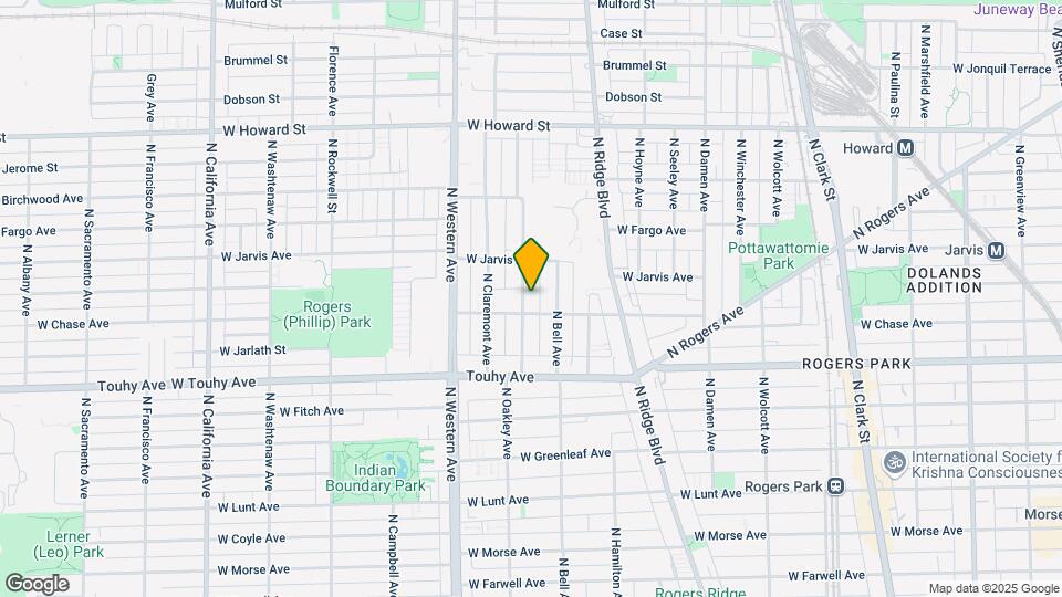 7315 N Oakley Ave Map and Location Details