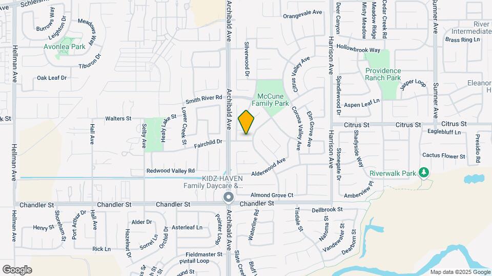 14142 Fairchild Dr Map and Location Details
