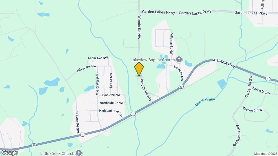 131 Woods Rd NW Map and Location Details