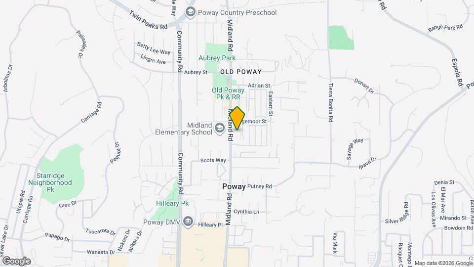 13941 Midland Rd, Unit Upstairs Mapa y Detalles de la Ubicación