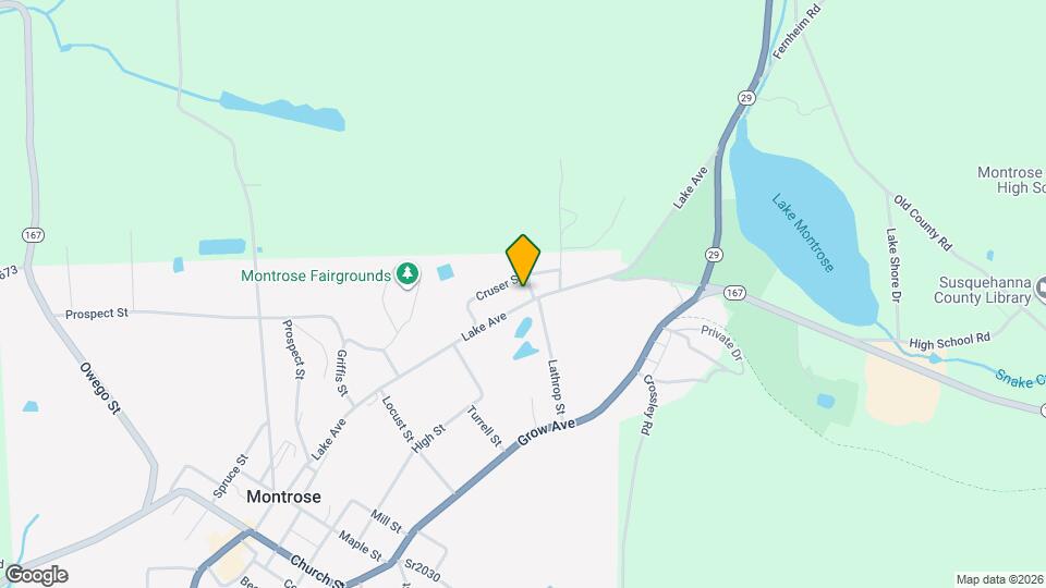 645 Lake Ave Map and Location Details