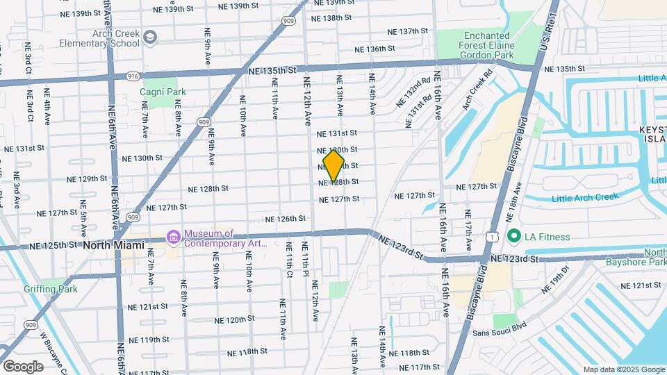 1272-1298 NE 128th St Map and Location Details