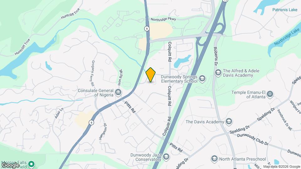 536 Granite Ridge Pl Map and Location Details