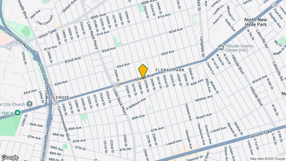 258-10 Hillside Ave. Map and Location Details