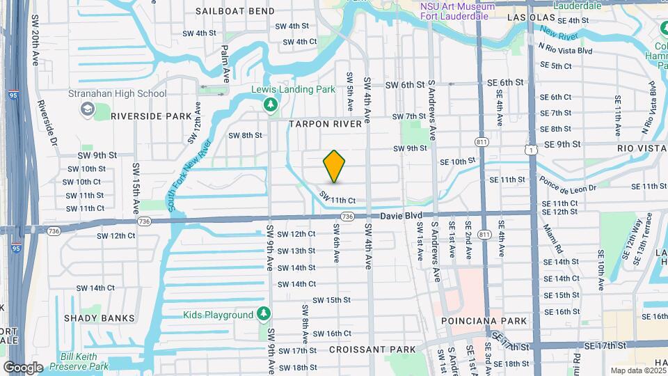 600 SW 11th St Map and Location Details