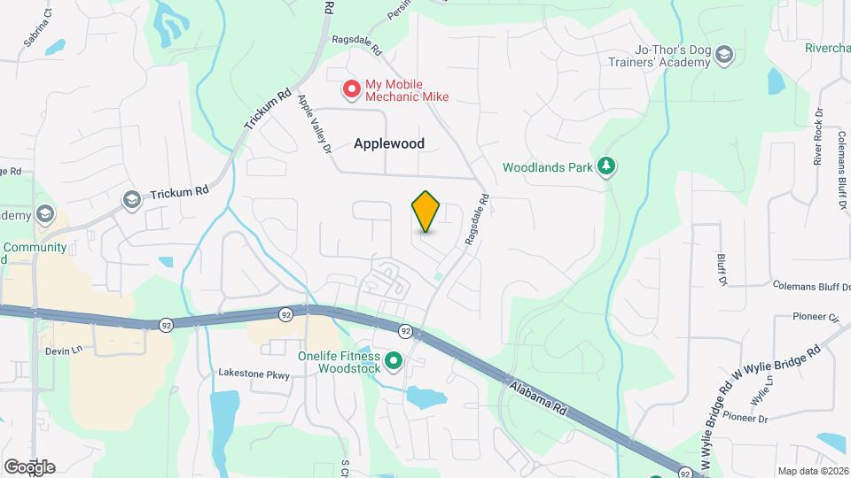 421 Parkstone Dr Map and Location Details