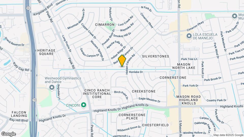 22615 Indian Knoll Dr Map and Location Details