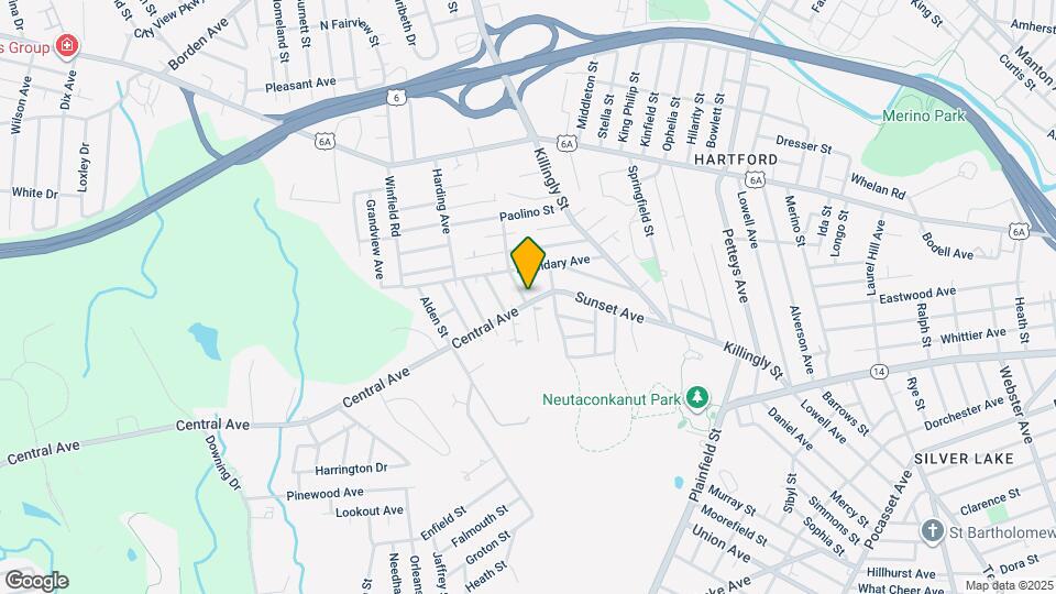 121 Central Ave Map and Location Details