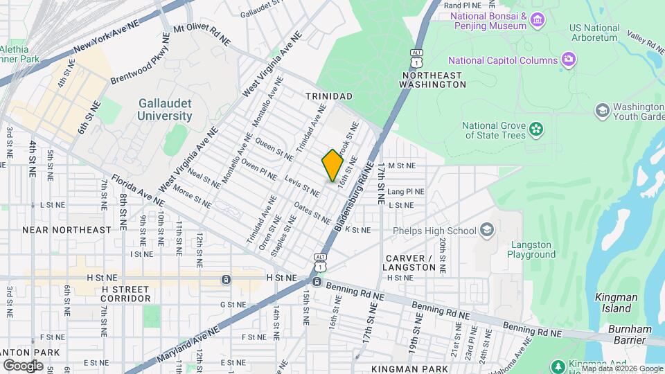 1530 Levis St NE Map and Location Details